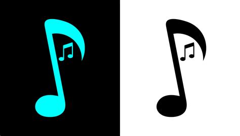 Large Musical Notes Icon Melody Icon Tune Icon Song Symbol