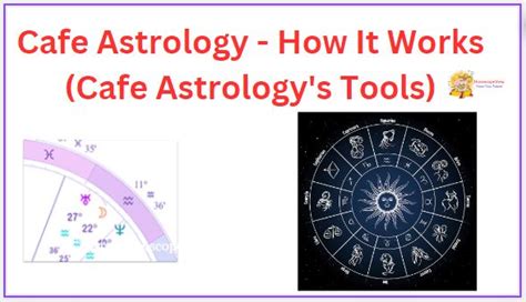 Cafe Astrology How It Works Cafe Astrology S Tools