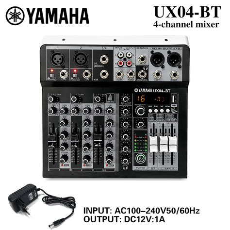 Riworal Mixer Yamaha Ux04 Bt Ux06 Bt Ux08 Bt Mixer Sound System 4 6 8