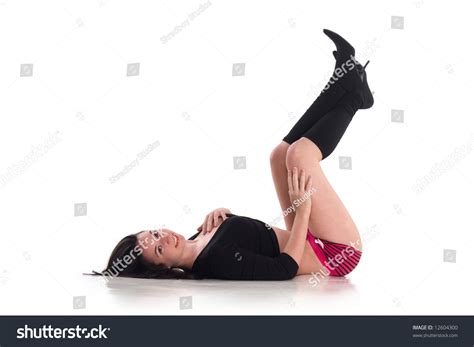 Sexy Brunette Pin Up Pose Stock Photo 12604300 Shutterstock