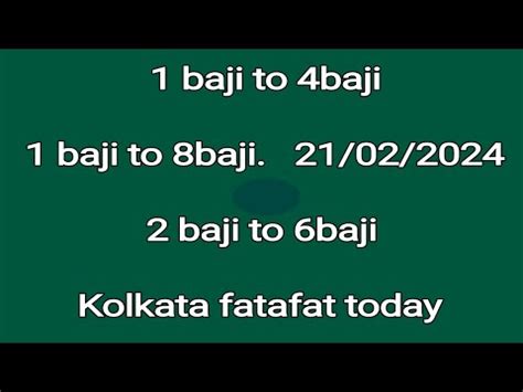 Kolkata Fatafat Today Kolkata Ff Today Kolkata Ff Tips Today Kolkata