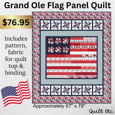 Grand Ole Flag Panel Quilt