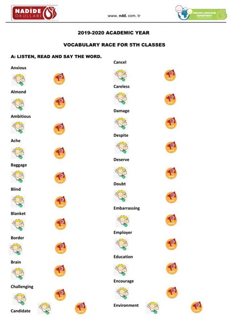 5th Grades Alphabet Race 1speak Worksheet Live Worksheets