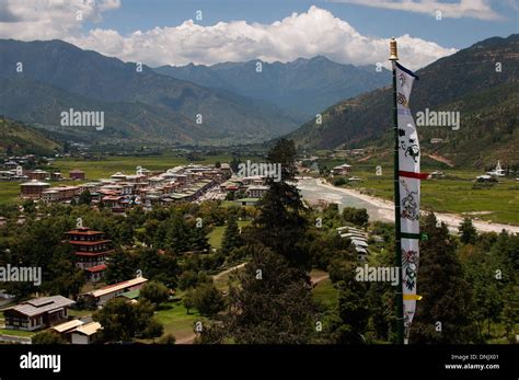 Paro Valley In Bhutan Stock Photo Alamy