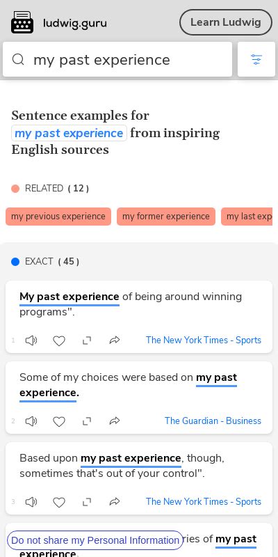 contoh  experience  koleksi gambar
