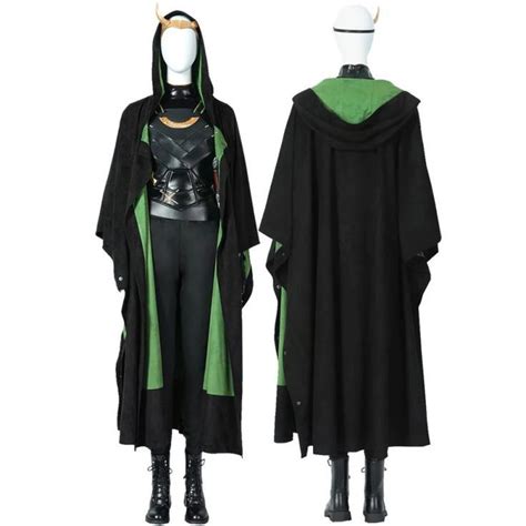 Lady Loki Costume Female Loki Sylvie Lushton Cosplay Suit Top