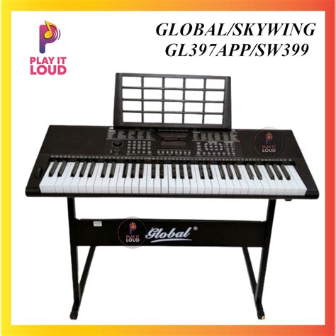 Global GL 397app Skywing SW399 61 Key Electronic Piano Keyboard W App