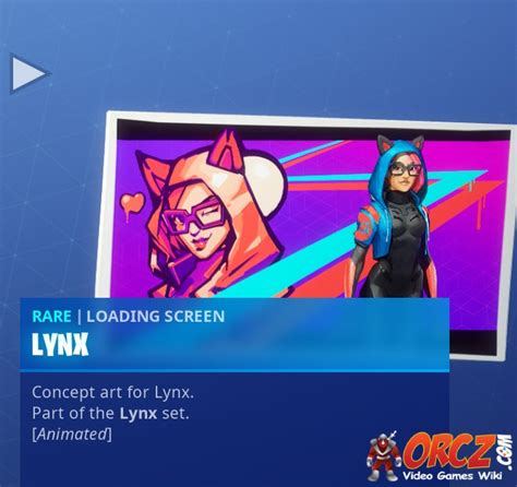 Fortnite Battle Royale Loading Screen Lynx The Video Games