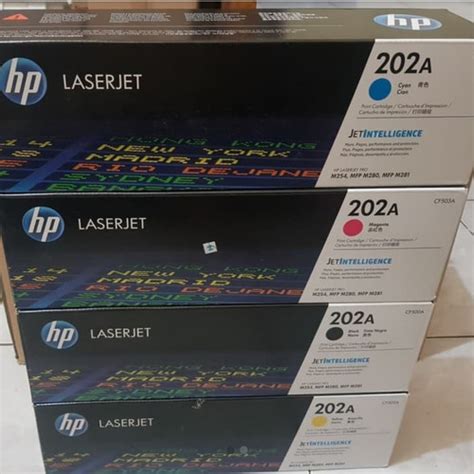 Jual Tinta Toner Hp Laserjet 202a Cf500a Black And Colour Hitam