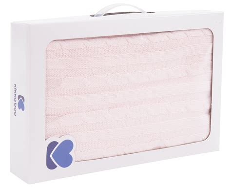 Бебешко памучно плетено одеяло в розово | Fashionkids.bg