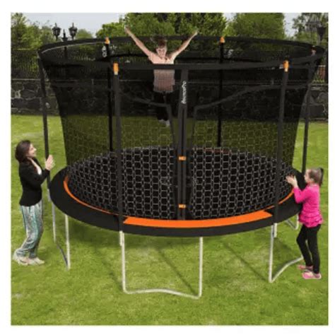 Trampolin Bounce Pro Doble Red 14ft Profesional Uso Rudo