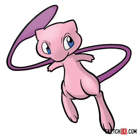 How to draw Mew | Pokemon | Pokemon sketch, Pokemon drawings, Pokemon