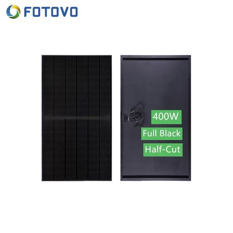 Fotovo W Full Black Pv Panel Mono Crystalline Renewable Clean Energy