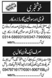 Staff Required At Private Company Islamabad Job Advertisement Pakistan