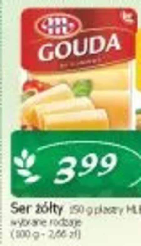 Mlekovita Ser Gouda W Plastrach 150 G Promocja Delikatesy CEZAR Ding Pl