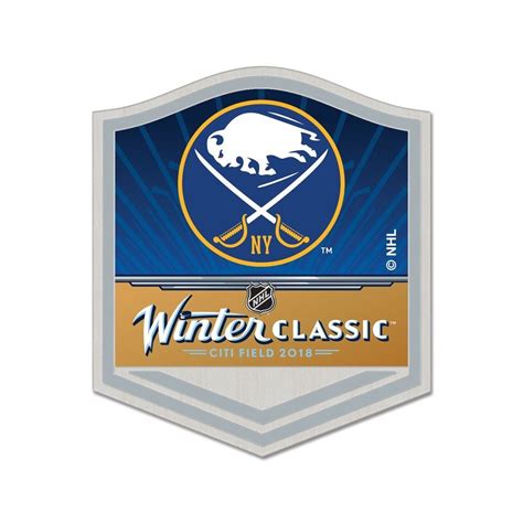 BUFFALO SABRES 2018 WINTER CLASSIC CITI FIELD COLLECTOR PIN BRAND NEW