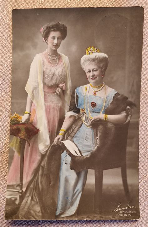 Empress Augusta Victoria Princess Victoria Louise Antique Hand