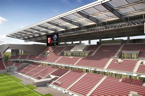 Nouvelle Tribune Sud Et Agrandissement Du Stade Saint Symphorien BLE