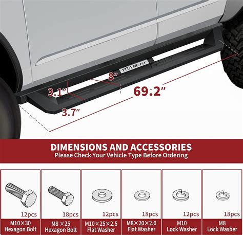 Buy Yitamotor Drop Running Boards Compatible With Ford Bronco