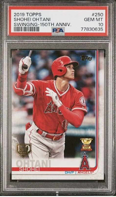 2019 Topps 150th Anniversary 250 Shohei Ohtani For Sale Online EBay