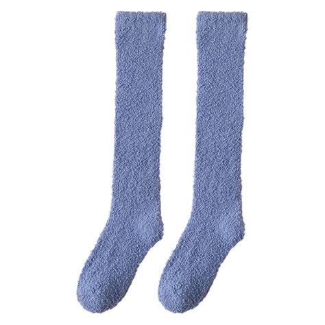 Noarlalf Stockings For Womenwomen Fluffy Winter Socks Warm Knee High