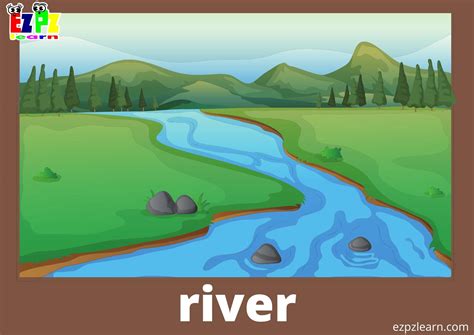 Land And Water Forms Flashcards Ezpzlearn