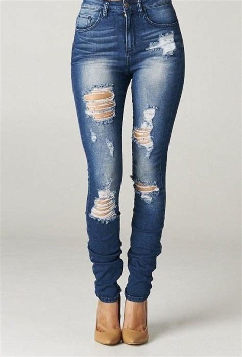 Diy Ripped Jeans How To Make Natural Looking Distressed Jeans