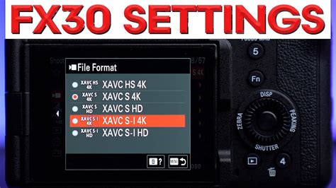 Best Fx Video Settings Sony Fx Complete Setup Guide For Cinematic