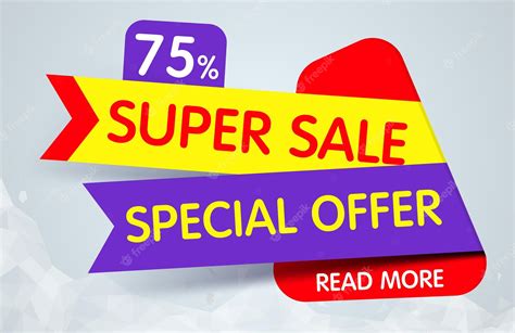 Premium Vector Super Sale Banner Design