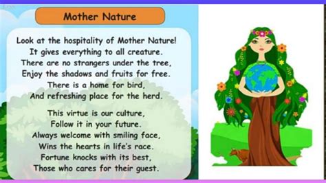 Mother Nature Poem Th Standard Nd Term English P No Samacheer