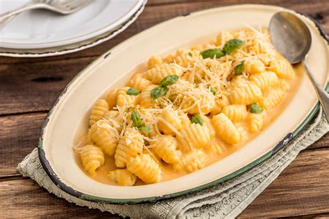 Oquis De Papa Con Salsa De Calabaza Especiada La Italiana