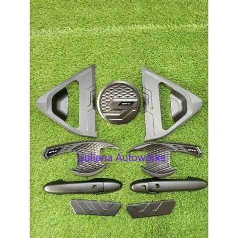 Jual Paket Outer Handle Tank Cover Bensin Hitam Honda All New WR V WRV