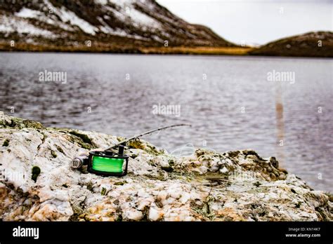 Cregennan Lakes In The Snow December 2017 Stock Photo Alamy