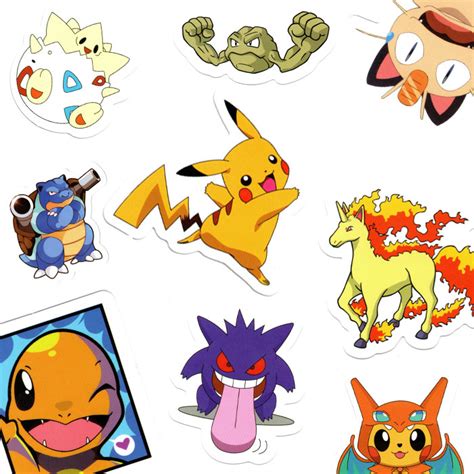 Acheter 50 Autocollants Pokémon à Prix Bas Sur Pokestickers