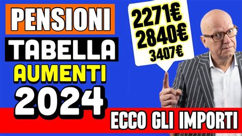 Pensioni Tabella Ufficiale Aumenti Ecco Finalmente Tutti Gli