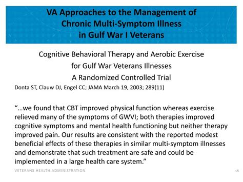 Ppt Va Approaches To The Management Of Chronic Multi Symptom Illness