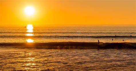 Surfing Sunset stock photo. Image of cliffs, water, california - 95687468