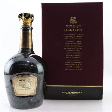 Chivas Royal Salute 38 Year Old Stone Of Destiny Whisky Auctioneer