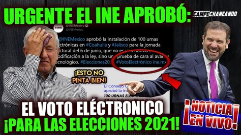 PASO AHORITITITA ESCANDALO NACIONAL INE ACABA DE APROBAR EL VOTO