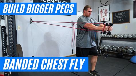 Banded Chest Fly Cable Crossover With Bands Youtube