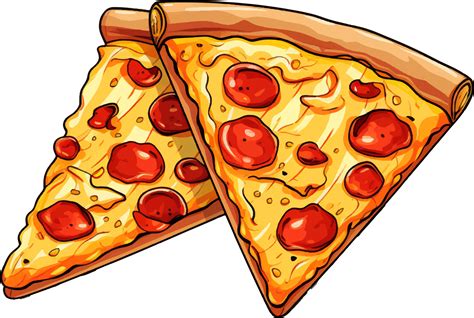 Pizza Dibujos Animados Ai Generar Png