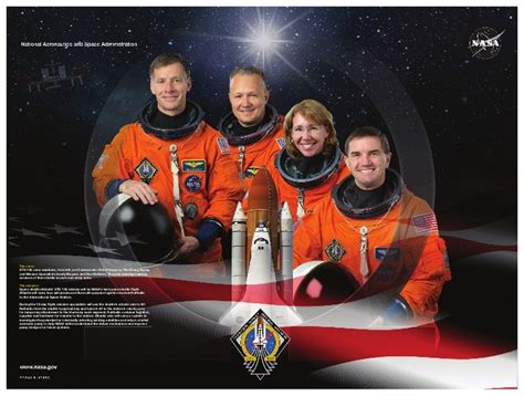 Sts 135 Space Shuttle Atlantis Crew Poster