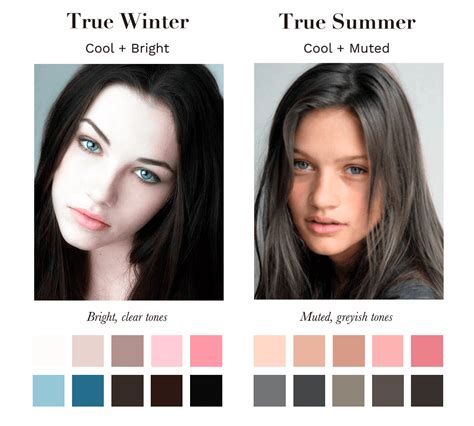 True Winter A Comprehensive Guide The Concept Wardrobe Paletas De