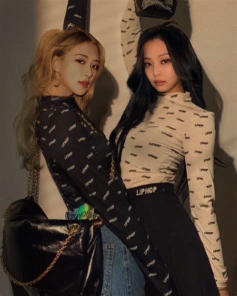 Chaennie Jennie Rosé Unnie Maknae Blackpink Fashion Jennie And Rosé Blackpink Rose