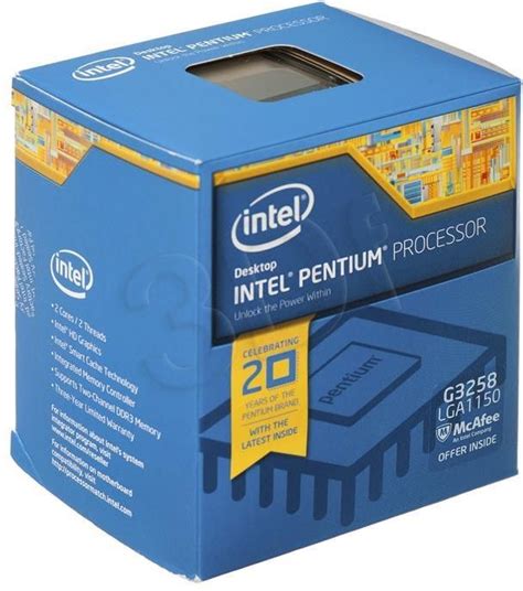 Procesor Intel Pentium G3258 3.2GHz BOX (BX80646G3258) - Opinie i ceny ...
