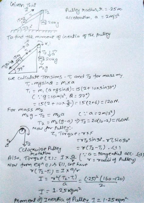 As Shown In Figure Two Blocks Are Connected By A String Of Negligible