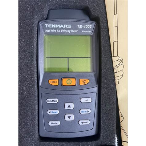 TENMARS TM 4002 Hot Wire Anemometer 0 01 To 40m S Temperature 99records Humidity On EBid United