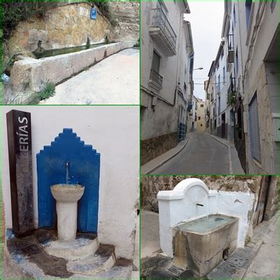 TROTASENDES BENICALAP CHELVA PEÑA CORTADA CALLES RUTA DEL AGUA Y LA