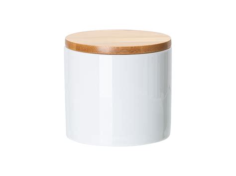 Sublimation Blanks Oz Ceramic Storage Jar W Bamboo Lid Bestsub