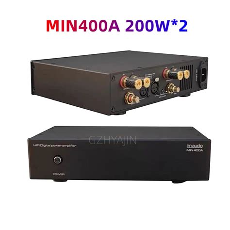 Class D Digital Power Amplifier Purifi Hypex 1et400a Lm Ucd Min400a 200w 2 8 Ohms 350w Png